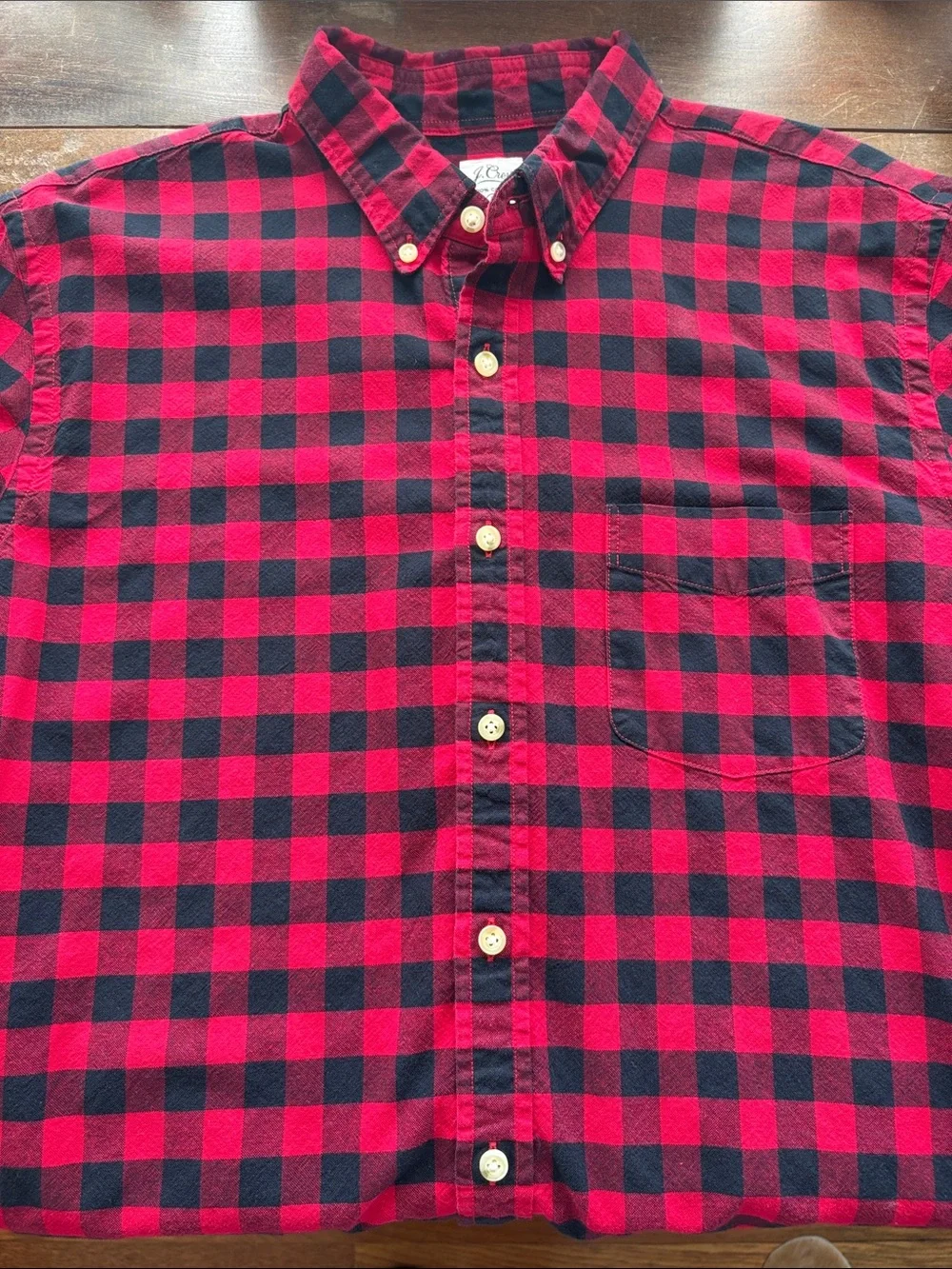 J. Crew Men’s Plaid Button-Down Shirt